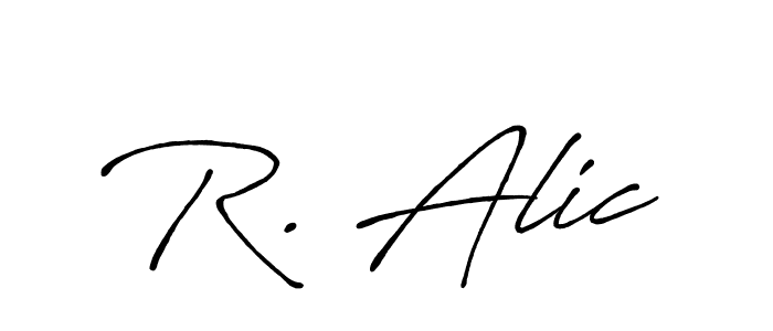 Antro_Vectra_Bolder is a professional signature style that is perfect for those who want to add a touch of class to their signature. It is also a great choice for those who want to make their signature more unique. Get R. Alic name to fancy signature for free. R. Alic signature style 7 images and pictures png