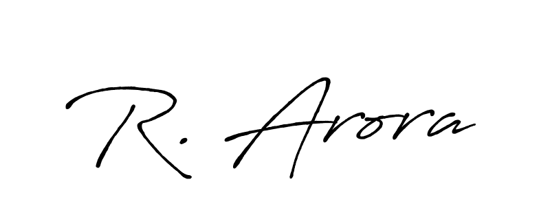 Similarly Antro_Vectra_Bolder is the best handwritten signature design. Signature creator online .You can use it as an online autograph creator for name R. Arora. R. Arora signature style 7 images and pictures png