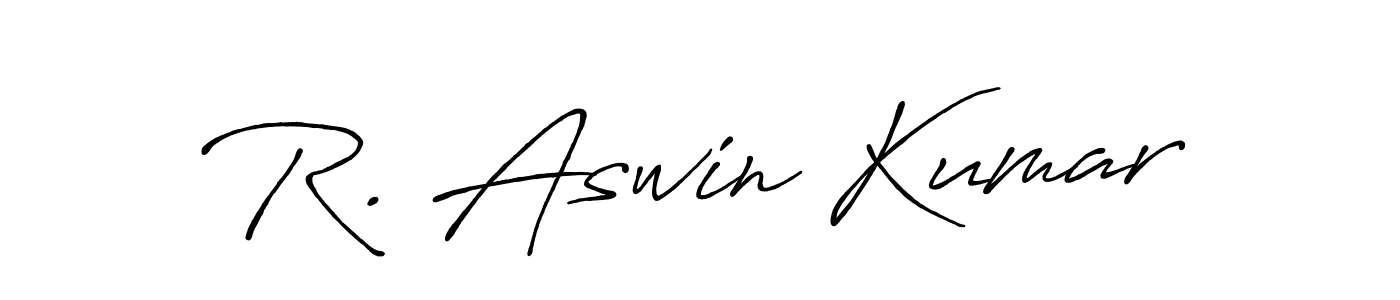 How to make R. Aswin Kumar signature? Antro_Vectra_Bolder is a professional autograph style. Create handwritten signature for R. Aswin Kumar name. R. Aswin Kumar signature style 7 images and pictures png