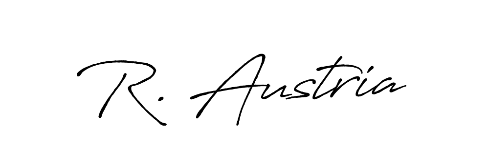 Make a beautiful signature design for name R. Austria. Use this online signature maker to create a handwritten signature for free. R. Austria signature style 7 images and pictures png