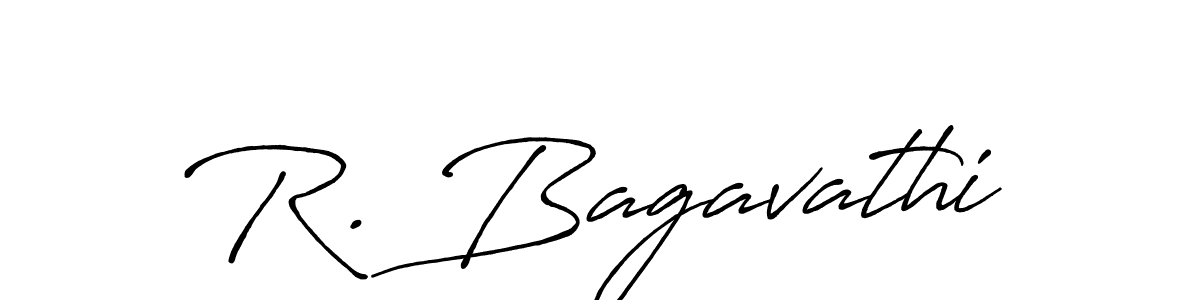 if you are searching for the best signature style for your name R. Bagavathi. so please give up your signature search. here we have designed multiple signature styles  using Antro_Vectra_Bolder. R. Bagavathi signature style 7 images and pictures png