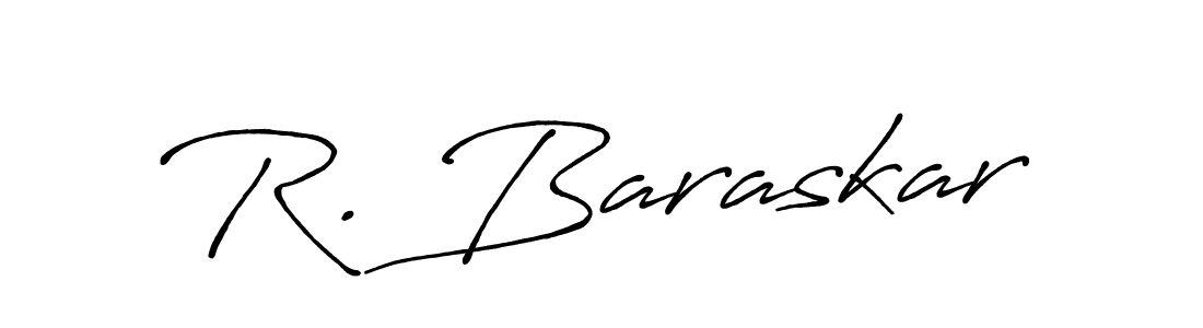 How to make R. Baraskar signature? Antro_Vectra_Bolder is a professional autograph style. Create handwritten signature for R. Baraskar name. R. Baraskar signature style 7 images and pictures png