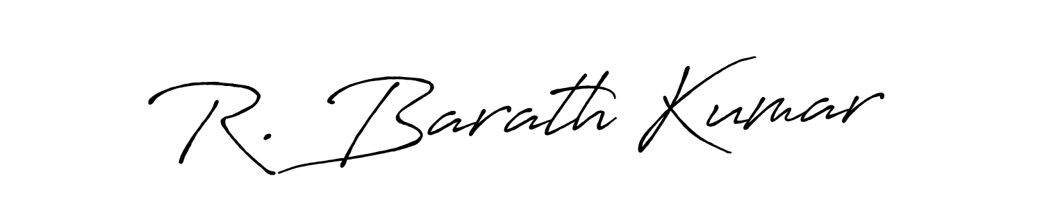 Use a signature maker to create a handwritten signature online. With this signature software, you can design (Antro_Vectra_Bolder) your own signature for name R. Barath Kumar. R. Barath Kumar signature style 7 images and pictures png