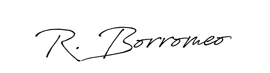 Best and Professional Signature Style for R. Borromeo. Antro_Vectra_Bolder Best Signature Style Collection. R. Borromeo signature style 7 images and pictures png