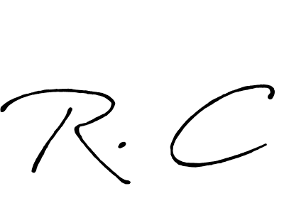 Use a signature maker to create a handwritten signature online. With this signature software, you can design (Antro_Vectra_Bolder) your own signature for name R. C. R. C signature style 7 images and pictures png