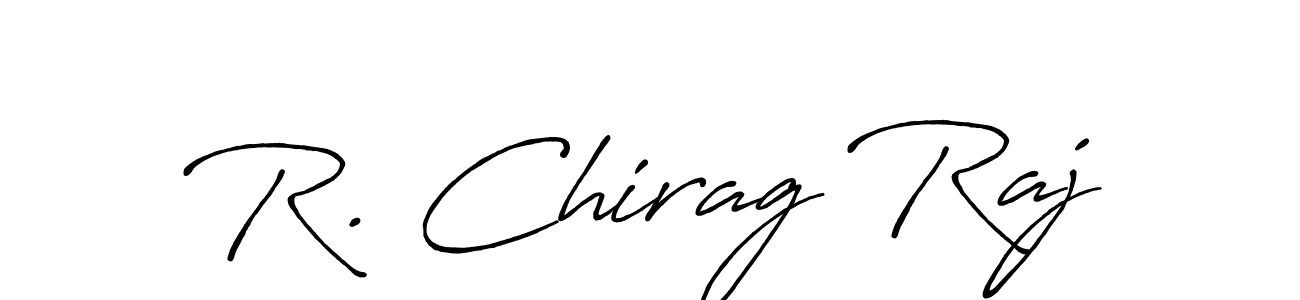 Also You can easily find your signature by using the search form. We will create R. Chirag Raj name handwritten signature images for you free of cost using Antro_Vectra_Bolder sign style. R. Chirag Raj signature style 7 images and pictures png