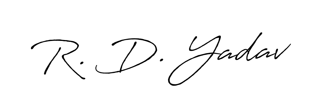 Make a short R. D. Yadav signature style. Manage your documents anywhere anytime using Antro_Vectra_Bolder. Create and add eSignatures, submit forms, share and send files easily. R. D. Yadav signature style 7 images and pictures png