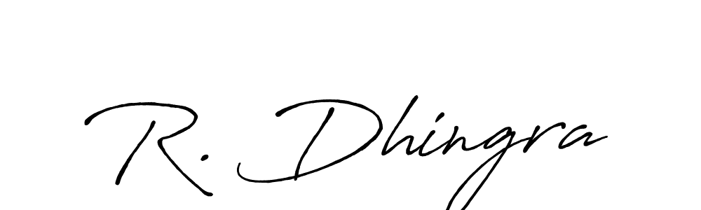 It looks lik you need a new signature style for name R. Dhingra. Design unique handwritten (Antro_Vectra_Bolder) signature with our free signature maker in just a few clicks. R. Dhingra signature style 7 images and pictures png