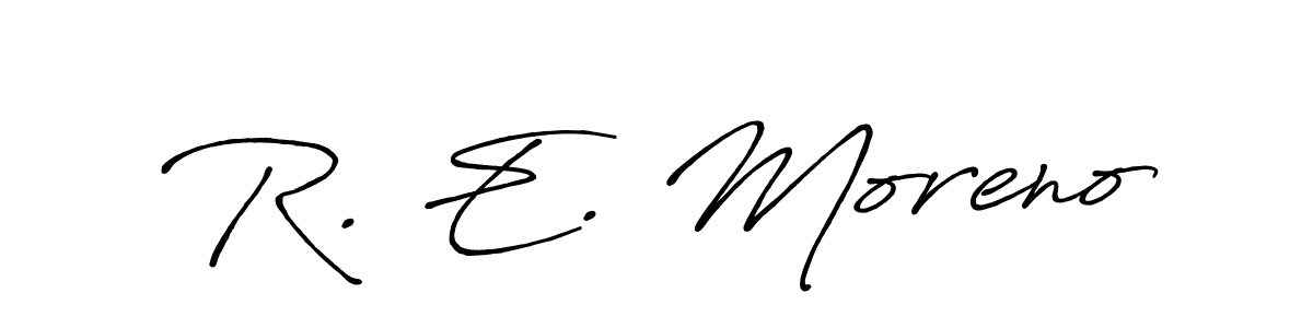 Make a beautiful signature design for name R. E. Moreno. Use this online signature maker to create a handwritten signature for free. R. E. Moreno signature style 7 images and pictures png