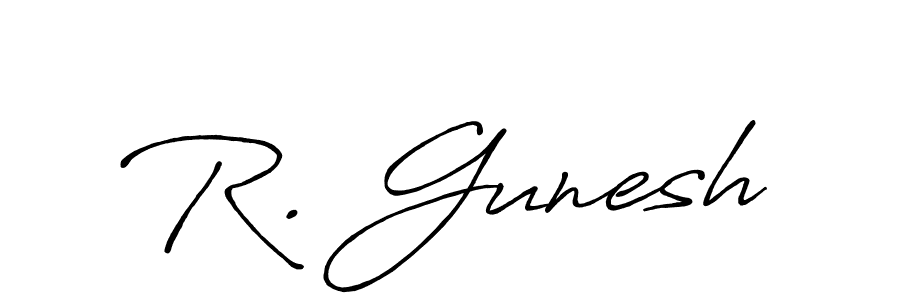 Once you've used our free online signature maker to create your best signature Antro_Vectra_Bolder style, it's time to enjoy all of the benefits that R. Gunesh name signing documents. R. Gunesh signature style 7 images and pictures png