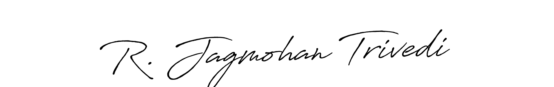 Also we have R. Jagmohan Trivedi name is the best signature style. Create professional handwritten signature collection using Antro_Vectra_Bolder autograph style. R. Jagmohan Trivedi signature style 7 images and pictures png