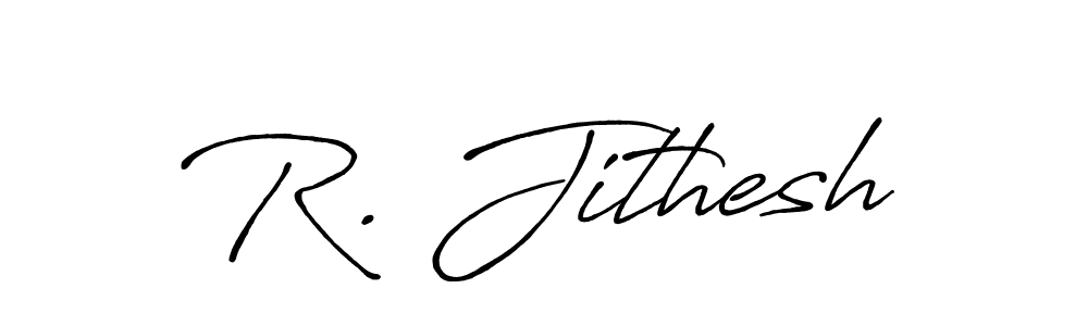 Also we have R. Jithesh name is the best signature style. Create professional handwritten signature collection using Antro_Vectra_Bolder autograph style. R. Jithesh signature style 7 images and pictures png