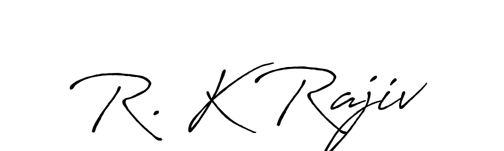 Also You can easily find your signature by using the search form. We will create R. K Rajiv name handwritten signature images for you free of cost using Antro_Vectra_Bolder sign style. R. K Rajiv signature style 7 images and pictures png