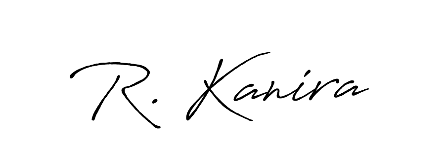 You can use this online signature creator to create a handwritten signature for the name R. Kanira. This is the best online autograph maker. R. Kanira signature style 7 images and pictures png