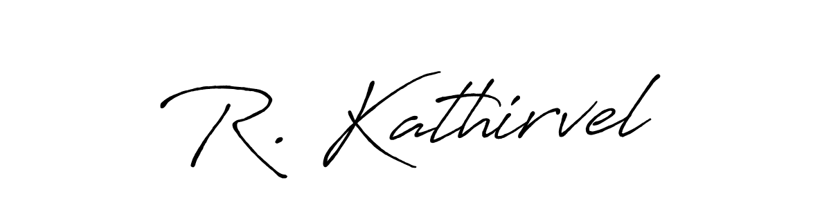 Once you've used our free online signature maker to create your best signature Antro_Vectra_Bolder style, it's time to enjoy all of the benefits that R. Kathirvel name signing documents. R. Kathirvel signature style 7 images and pictures png