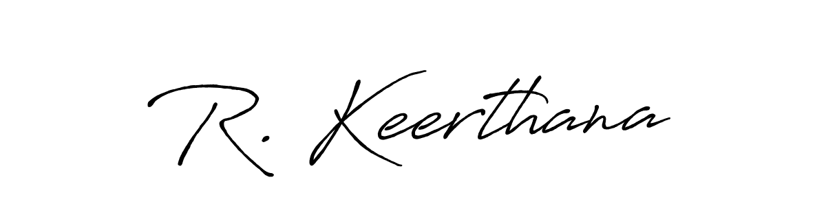 Once you've used our free online signature maker to create your best signature Antro_Vectra_Bolder style, it's time to enjoy all of the benefits that R. Keerthana name signing documents. R. Keerthana signature style 7 images and pictures png