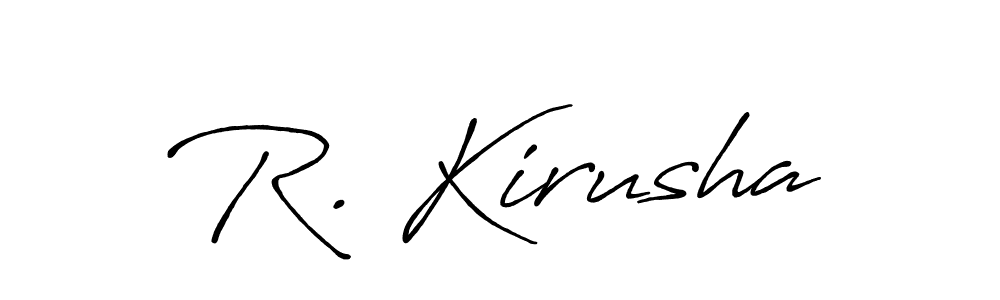 Make a beautiful signature design for name R. Kirusha. Use this online signature maker to create a handwritten signature for free. R. Kirusha signature style 7 images and pictures png