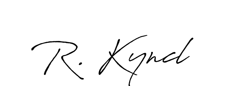 How to Draw R. Kyncl signature style? Antro_Vectra_Bolder is a latest design signature styles for name R. Kyncl. R. Kyncl signature style 7 images and pictures png