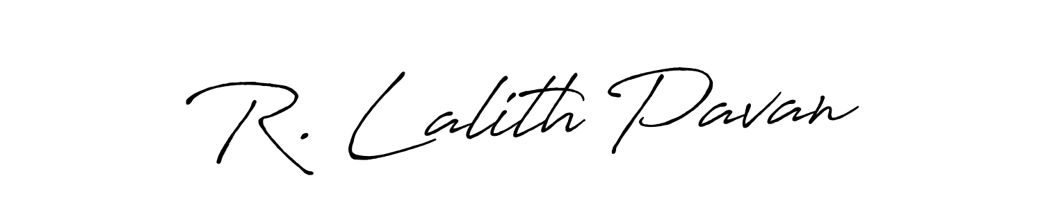 Also You can easily find your signature by using the search form. We will create R. Lalith Pavan name handwritten signature images for you free of cost using Antro_Vectra_Bolder sign style. R. Lalith Pavan signature style 7 images and pictures png