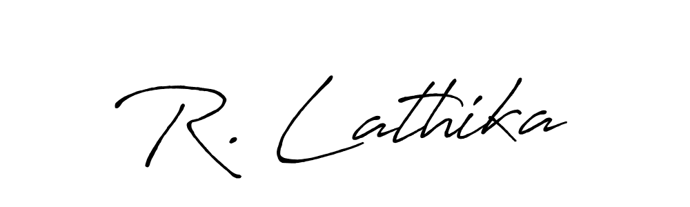 How to Draw R. Lathika signature style? Antro_Vectra_Bolder is a latest design signature styles for name R. Lathika. R. Lathika signature style 7 images and pictures png