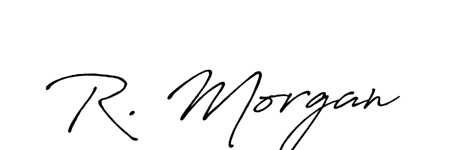 Antro_Vectra_Bolder is a professional signature style that is perfect for those who want to add a touch of class to their signature. It is also a great choice for those who want to make their signature more unique. Get R. Morgan name to fancy signature for free. R. Morgan signature style 7 images and pictures png