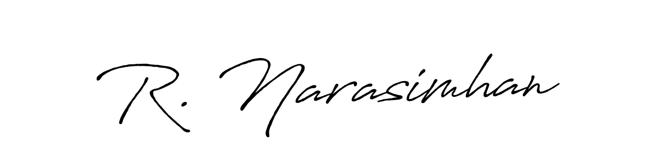 Also we have R. Narasimhan name is the best signature style. Create professional handwritten signature collection using Antro_Vectra_Bolder autograph style. R. Narasimhan signature style 7 images and pictures png