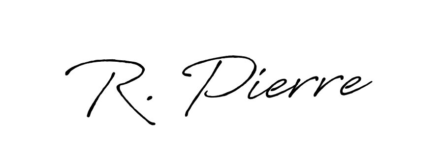 if you are searching for the best signature style for your name R. Pierre. so please give up your signature search. here we have designed multiple signature styles  using Antro_Vectra_Bolder. R. Pierre signature style 7 images and pictures png