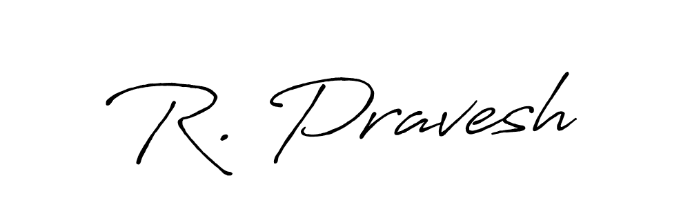 How to make R. Pravesh signature? Antro_Vectra_Bolder is a professional autograph style. Create handwritten signature for R. Pravesh name. R. Pravesh signature style 7 images and pictures png