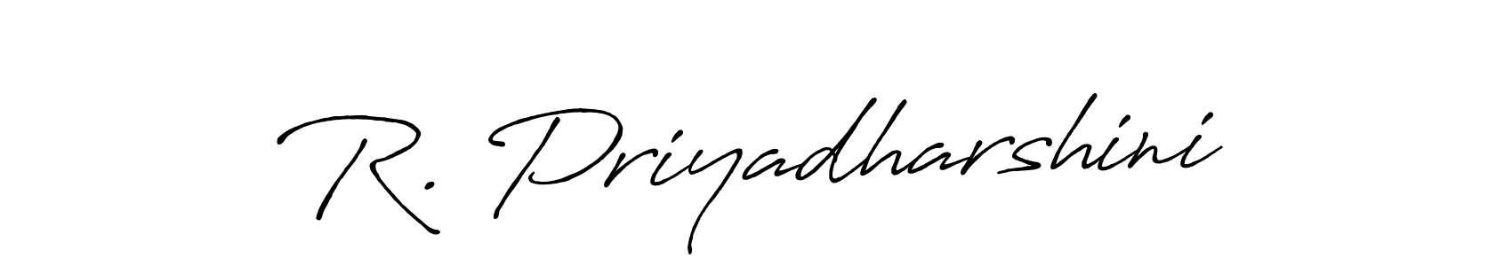 This is the best signature style for the R. Priyadharshini name. Also you like these signature font (Antro_Vectra_Bolder). Mix name signature. R. Priyadharshini signature style 7 images and pictures png