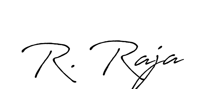 Also You can easily find your signature by using the search form. We will create R. Raja name handwritten signature images for you free of cost using Antro_Vectra_Bolder sign style. R. Raja signature style 7 images and pictures png