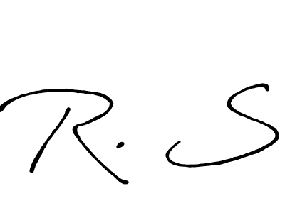 Check out images of Autograph of R. S name. Actor R. S Signature Style. Antro_Vectra_Bolder is a professional sign style online. R. S signature style 7 images and pictures png