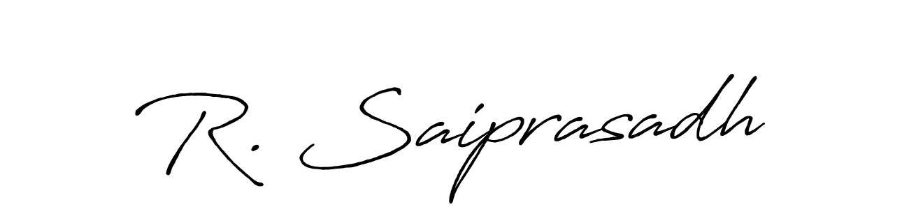 You should practise on your own different ways (Antro_Vectra_Bolder) to write your name (R. Saiprasadh) in signature. don't let someone else do it for you. R. Saiprasadh signature style 7 images and pictures png