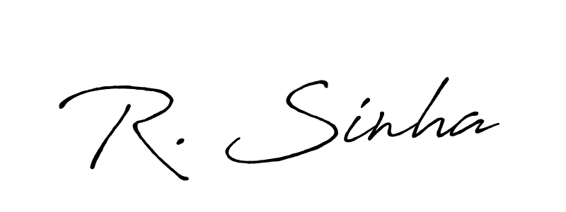 Antro_Vectra_Bolder is a professional signature style that is perfect for those who want to add a touch of class to their signature. It is also a great choice for those who want to make their signature more unique. Get R. Sinha name to fancy signature for free. R. Sinha signature style 7 images and pictures png