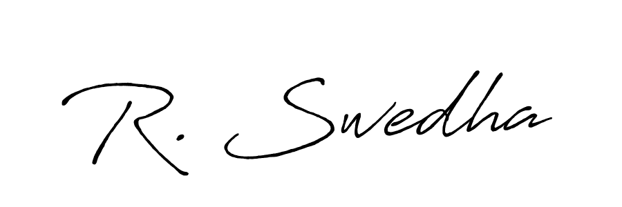 Make a beautiful signature design for name R. Swedha. Use this online signature maker to create a handwritten signature for free. R. Swedha signature style 7 images and pictures png