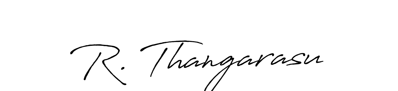 Make a beautiful signature design for name R. Thangarasu. Use this online signature maker to create a handwritten signature for free. R. Thangarasu signature style 7 images and pictures png