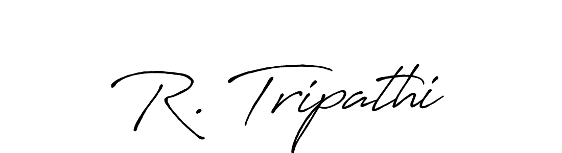 How to make R. Tripathi signature? Antro_Vectra_Bolder is a professional autograph style. Create handwritten signature for R. Tripathi name. R. Tripathi signature style 7 images and pictures png