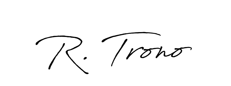 Make a beautiful signature design for name R. Trono. Use this online signature maker to create a handwritten signature for free. R. Trono signature style 7 images and pictures png