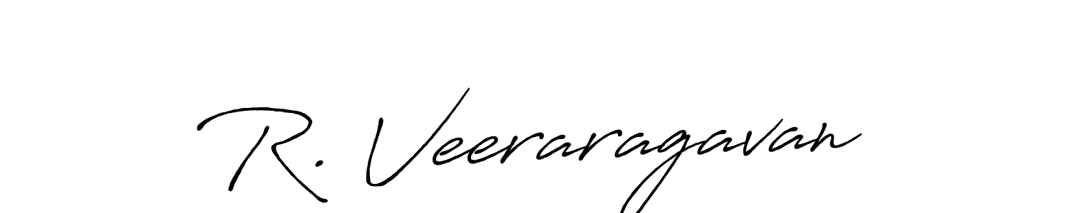 Similarly Antro_Vectra_Bolder is the best handwritten signature design. Signature creator online .You can use it as an online autograph creator for name R. Veeraragavan. R. Veeraragavan signature style 7 images and pictures png