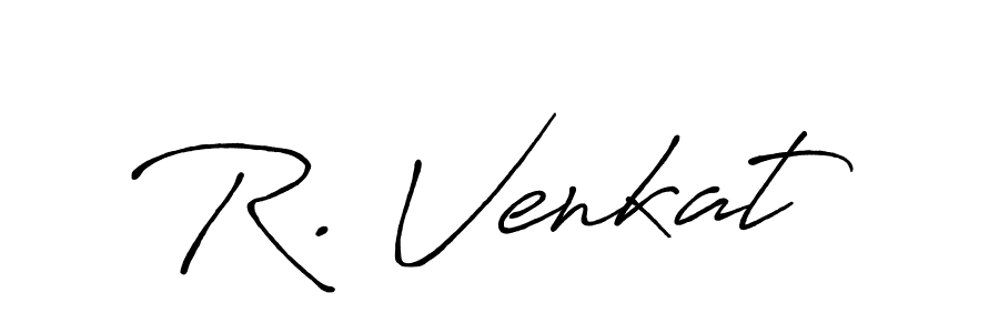 Also You can easily find your signature by using the search form. We will create R. Venkat name handwritten signature images for you free of cost using Antro_Vectra_Bolder sign style. R. Venkat signature style 7 images and pictures png