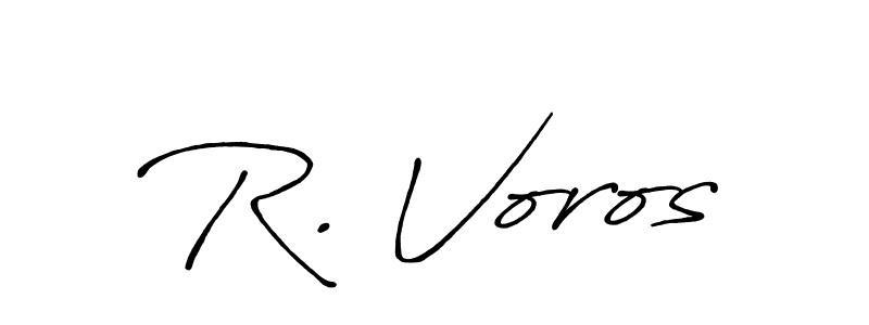 It looks lik you need a new signature style for name R. Voros. Design unique handwritten (Antro_Vectra_Bolder) signature with our free signature maker in just a few clicks. R. Voros signature style 7 images and pictures png