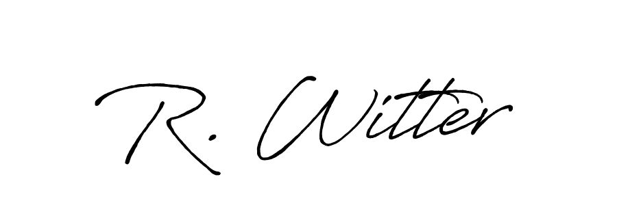 Here are the top 10 professional signature styles for the name R. Witter. These are the best autograph styles you can use for your name. R. Witter signature style 7 images and pictures png