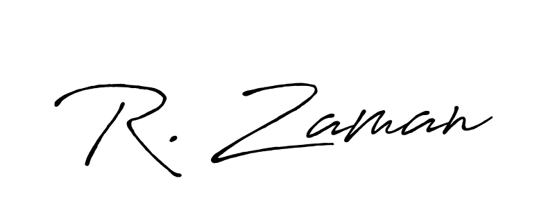 It looks lik you need a new signature style for name R. Zaman. Design unique handwritten (Antro_Vectra_Bolder) signature with our free signature maker in just a few clicks. R. Zaman signature style 7 images and pictures png