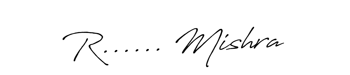 How to Draw R...... Mishra signature style? Antro_Vectra_Bolder is a latest design signature styles for name R...... Mishra. R...... Mishra signature style 7 images and pictures png