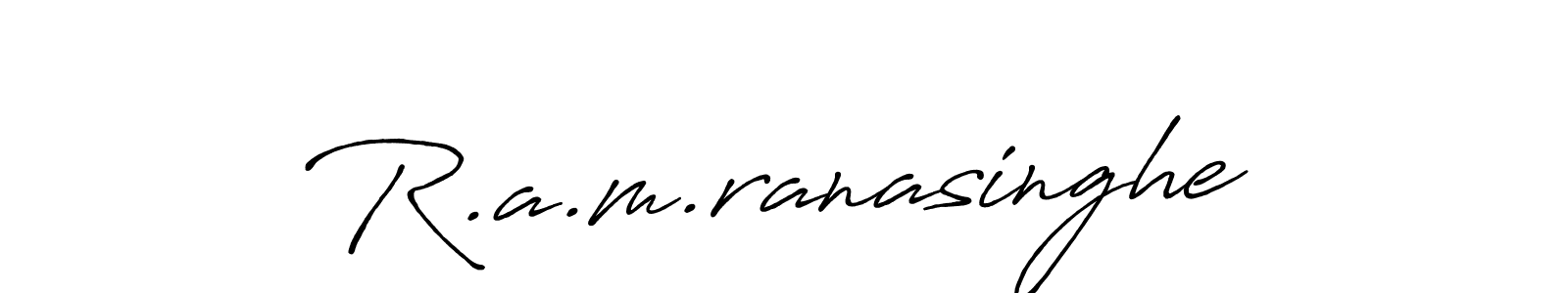 How to Draw R.a.m.ranasinghe signature style? Antro_Vectra_Bolder is a latest design signature styles for name R.a.m.ranasinghe. R.a.m.ranasinghe signature style 7 images and pictures png