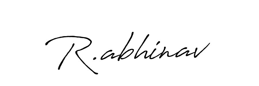 Also we have R.abhinav name is the best signature style. Create professional handwritten signature collection using Antro_Vectra_Bolder autograph style. R.abhinav signature style 7 images and pictures png