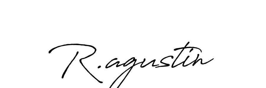 if you are searching for the best signature style for your name R.agustin. so please give up your signature search. here we have designed multiple signature styles  using Antro_Vectra_Bolder. R.agustin signature style 7 images and pictures png