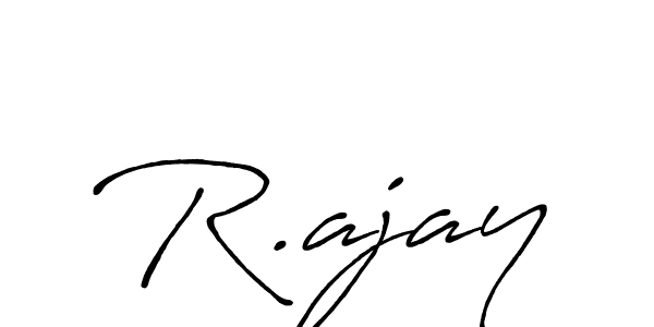if you are searching for the best signature style for your name R.ajay. so please give up your signature search. here we have designed multiple signature styles  using Antro_Vectra_Bolder. R.ajay signature style 7 images and pictures png