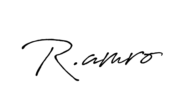 How to Draw R.amro signature style? Antro_Vectra_Bolder is a latest design signature styles for name R.amro. R.amro signature style 7 images and pictures png