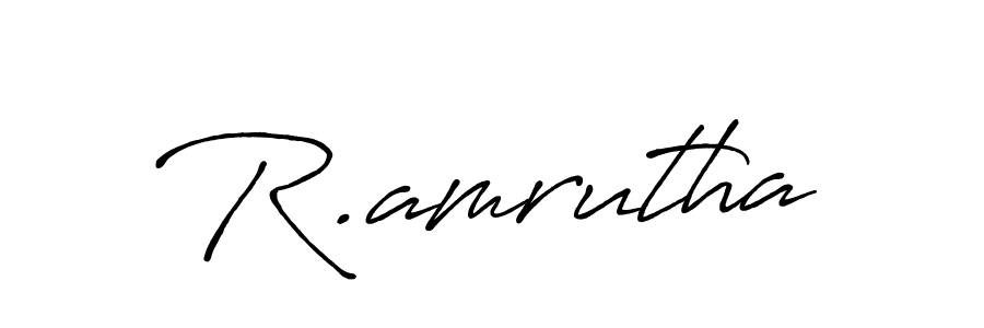 How to Draw R.amrutha signature style? Antro_Vectra_Bolder is a latest design signature styles for name R.amrutha. R.amrutha signature style 7 images and pictures png