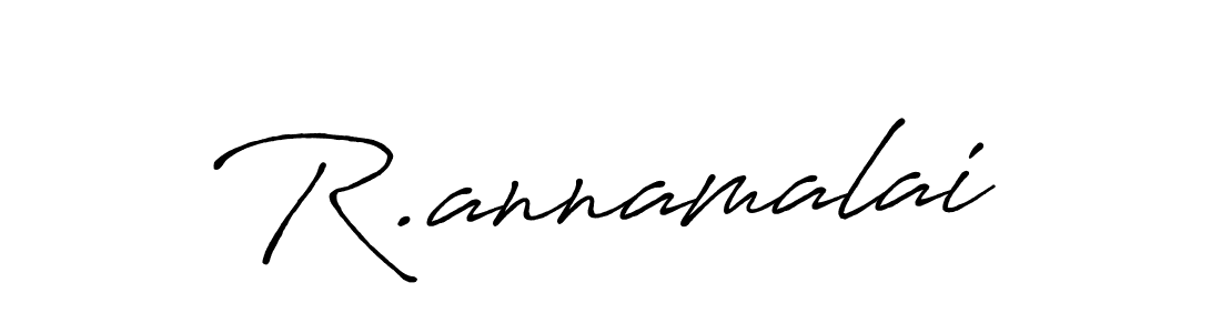 The best way (Antro_Vectra_Bolder) to make a short signature is to pick only two or three words in your name. The name R.annamalai include a total of six letters. For converting this name. R.annamalai signature style 7 images and pictures png